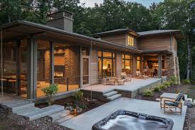 I recently made some updates of images to add more collection, choose one or more of these surprisingly imageries. Wood And Stone Residence In The United States Simple Shapes With Modern Design Timberonweb Arkitectureonweb