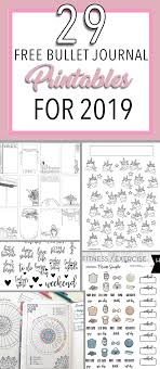 29 Free Bullet Journal Printables You Need In Your Journal This Year Bullet Journal Printables Journal Printables Free Travel Journal Printables