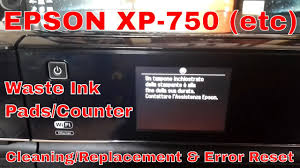 Epson usb controller for tm/ba/eu printers driver. Replacement And Reset Of Waste Ink Absorber And Counter Of Epson Xp 750 Youtube