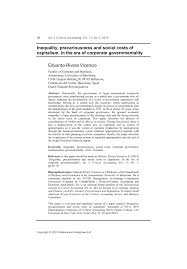 Use this address january 1, 2021 through june 18, 2021 internal revenue service p.o. Pdf Inequality Precariousness And Social Costs Of Capitalism In The Era Of Corporate Governmentality