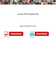 Fillable Online Invoice Pdf Template Php Invoice Pdf Template Php Fax Email Print Pdffiller