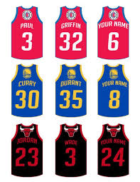 Personalized Basketball Jerseys Cutouts Stickers Cupcake Toppers Personalized Basketball Personalized Jersey Basketball Jersey