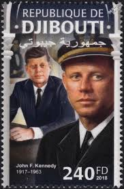 JFK: USA PRESIDENT JOHN F. KENNEDY & Jackie/Jacqueline/Presidential Seal  Stamp £1.72