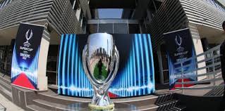 لحظات تتويج أتليتكو مدريد بلقب السوبر الأوروبي. Ù…Ù„Ø¹Ø¨ Ù…Ø¨Ø§Ø±Ø§Ø© Ø§Ù„Ø³ÙˆØ¨Ø± Ø§Ù„Ø£ÙˆØ±ÙˆØ¨ÙŠ ÙŠØ«ÙŠØ± Ù…Ø´ÙƒÙ„Ø© Ù„Ø±ÙŠØ§Ù„ Ù…Ø¯Ø±ÙŠØ¯ ÙˆØ£ØªÙ„ØªÙŠÙƒÙˆ Ù…Ø¯Ø±ÙŠØ¯ Ø¥Ø±Ù… Ù†ÙŠÙˆØ²