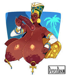Rule 34 - Abstract Background Ancient Egypt Ancient Egyptian Big Breasts  Breasts Breasts Bigger Than Head Brown Body Brown Skin Busty Cleavage Curvy  Dangling Testicles Dark-skinned Female Dark-skinned Male Dark Skin  Dieselbrain