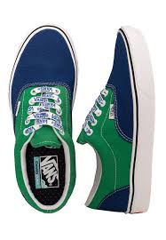 Straight down on the inside (left. Vans Comfycush Era Lace Mix True Bl Fern Gr Girl Shoes Impericon Com Us