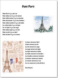 Dans Paris De Paul Eluard Et Dans Paris A La Maniere De Paul Eluard Poesie Ecole Paris Poesie Ce1