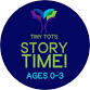 Tiny Tots Story Time (morning), ages 0-3 event image
