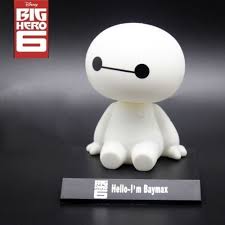 6 99 Big Hero 6 Baymax Bobblehead Car Accessories Dashboard For Car Interior Deco Hero Baymax Bobblehead Cute Toys Christmas Gifts Toys Big Hero 6