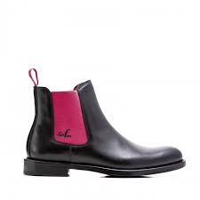Die modelle wurden anfang des 19. Serfan Chelsea Boot Damen Schwarz Pink Farbige Naht