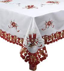 We did not find results for: Amazon Com Creative Linens Holiday Christmas Tablecloth 68 Square With 8 Napkins Embroidered Red Poinsettia Candle Bell Table Cloth White Red Kitchen Dining