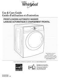 You may find documents other than just manuals as we also make available many user guides, specifications documents, promotional details, setup documents. Whirlpool Wfw8640bw2 Use Care Manual Pdf Download Manualslib
