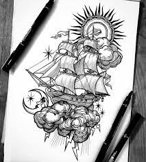 By Esmebakertattoo Guildford Uk Send Yours To Flash Addicted Submission Gmail Com Art Artist Artsupport Artw Baker Tattoo Boat Tattoo Ink Art