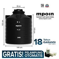∙ promo pengguna baru ∙ kurir instan ∙ bebas ongkir ∙ cicilan 0%. Jual Tangki Air Mpoin Plus 2400 Liter Sni Tandon Air Toren Air Anti Pecah Anti Bakteri Anti Lumut Garansi 18 Tahun Pt Bangun Indopralon Sukses Sleman Yogyakarta Indotrading