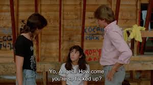 A series of horror movies spanning the late eighties to early nineties concerning the violent shenanigins of the androgenous killer angela. Sleepaway Camp 1983 Movie Quotes Tv Show Quotes Movies