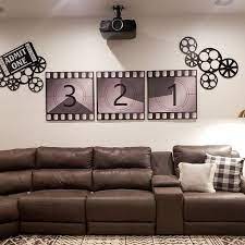 Movie Theater Decor Filmstrip Countdown Canvas In 2021 Movie Theater Decor Movie Room Decor Movie Themed Rooms
