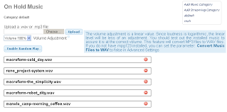 How to make wav files smaller for music on hold Freepbx Music On Hold