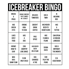 Editable Template Free Blank Bingo Card Printable Printable Human Bingo Template To Ice Breaker Card Cards Bingo Card Template Bingo Cards Bingo Template