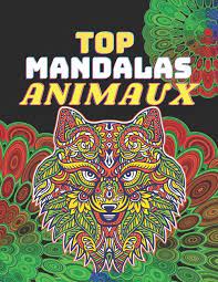 top mandalas animaux votre livre de coloriage adulte avec 50 magnifiques a colorier anti stress sans bavures grand format a4 paperback walmart com renne