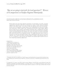 PDF) “But are we going to deal with the hard questions?”: Waves of  Compassion in Halifax Regional Municipality