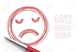 Maybe you would like to learn more about one of these? Sad Face Symbol Hand Drawing By Pen Sketch Red Color Illustration Royalty Free Cliparts Vectors And Stock Illustration Image 93756355