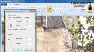 Hallo, hab eine bilddatei in jpg die 3.4mb groß ist. Windows Paint Bilder Verkleinern Zuschneiden Konvertieren Tippscout De
