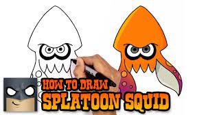 How to draw inkling squid from splatoon. How To Draw Squid Splatoon Art Tutorial Youtube