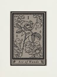 Modern tarot readers interpret the ace of wands as a symbol of optimism and invention. Ace Of Wands Tarot Card Photographic Print By Staghornink Redbubble