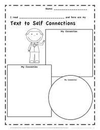 Text To Self Connections Graphic Organizers Great For Distance Learning Graphic Organizers Text To Self Connection Text To Text Connections
