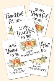 Free Printable Thankful Gift Tags - Kara Creates