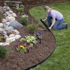 You can also make your own edging out of a. Plastic Garden Bed Edging
