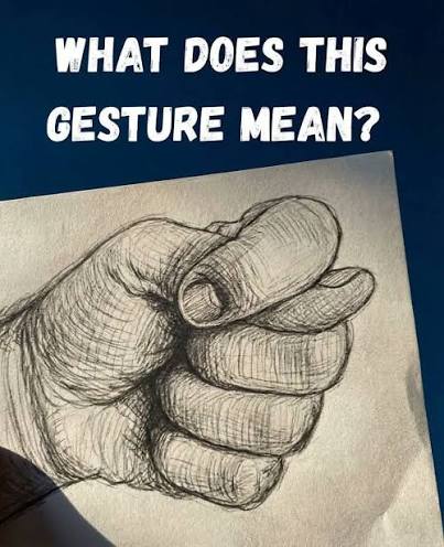 The Hidden Meaning Behind One of History's Oldest Hand Gestures FIND OUT  MORE IN THE COMMENTS ⬇️