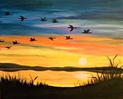 Pappas Grill Greek Town 07 19 2015 Paint Nite Event Pejzazhi Risunki Idei Dlya Risunkov