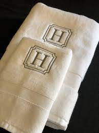 Luxury embroidered bath & hand towels, 100% cotton. Best Seller Monogrammed Towel Set Bath Towel Personalized Etsy Monogram Towels Monogrammed Bath Towels Personalized Towels
