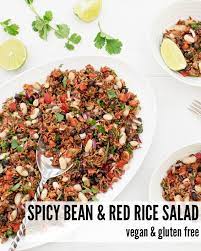Spicy Bean Red Rice Salad Vegan Gluten Free Https Theflexitarian Co Uk Recipe Red Rice Salad Red Rice Rice Salad Vegan
