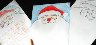 Une Lettre Au Pere Noel Modele A Imprimer Lettre Pere Noel Pere Noel A Colorier Pere Noel