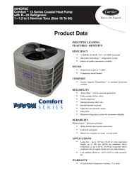 Normal dehumidify operation when normal dehumidify is selected, the compressor will not turn on without a. Carrier 25hcr3c User Manual Manualzz
