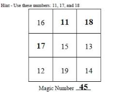 Maybe you would like to learn more about one of these? Free Magic Squares Worksheets Edhelper Com