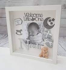 Personalized Baby Letter Frame Baby Name Gift Christening Baby Boy Baby Girl Keepsake Box Nursery Decor Baby Girl Keepsake Personalized Baby Frame Baby Girl Keepsake Box