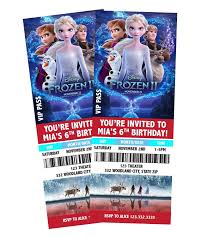After one day they found the car with some free gifts. Frozen 2 Movie Ticket Themed Birthday Party Invitation Elsa Etsy Movie Birthday Party Movie Invitation Frozen Birthday Party Invites