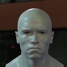 3d Model Arnold Schwarzenegger Head 3d Model Arnold Schwarzenegger Schwarzenegger 3d Model