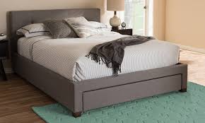 Took two brains to assemble but worth the bed is very sturdy and solid, although not a real solid wood piece. Contemporary Fabric Storage Platform Bed From Aed 1499 A To Z Furniture