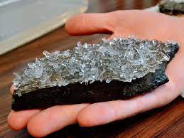 Making crystals with epsom salt. Epsom Salt Crystal Rocks Jennie Masterson