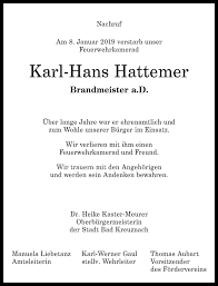 Hattemer has provided project management for several client relationships including government agencies (gsa, navy, va and corps of engineers) and the. Traueranzeigen Von Karl Hans Hattemer Rz Trauer De