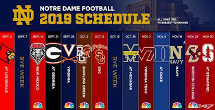 Though ian book's passing leaves a little to. 2019 Schedule For Notre Dame Football Has Been Released