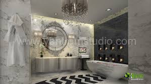 Bali, balinese architecture, bathroom designs, hotel interior design, indonesia, modern interior design, tropical retreat. Artstation Modern 3d Bathroom Interior Design Rendering Brazil Yantram Architectural Design Studio
