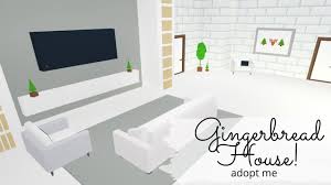 New gingerbread house & christmas furniture update in adopt me!! Gingerbread House Adopt Me Speed Build Tour 2 Part Youtube