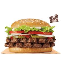 double whopper burger king