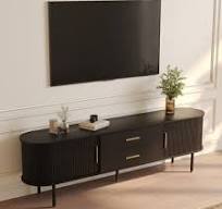 Amazon.com: POVISON 78.74" Sliding Tambour Door TV Stand ...