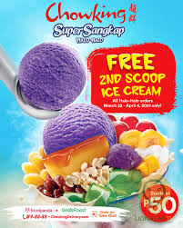 The process of freezing an ice cream with nitrogen is incredible, on average the freezing process of a 10oz portion is about 45 seconds long, depending on the fat degree of the cream. Chowking S Refreshing Summer Treat A Free Second Scoop Of Ice Cream For Every Order Of Supersangkap Halo Halo Lionheartv